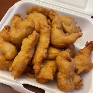 Supposed to be sweet and sour chicken...smh horrible