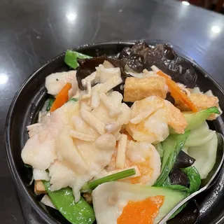 96. Tofu with Seafood Casserole