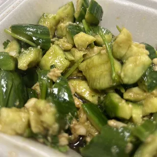 16. Cucumber with Garlic Sauce