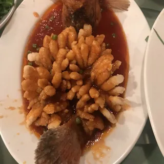 Sweet sour whole fish