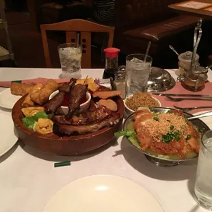 Moo goo gai pan and war su gai