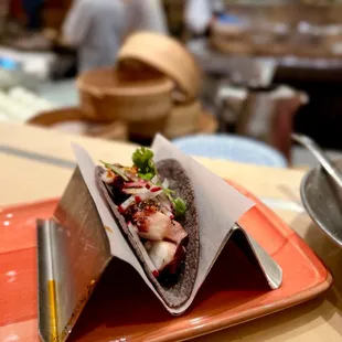Octopus tacos