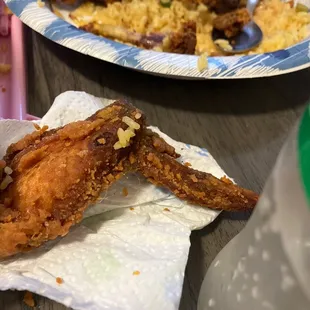 Chicken was so hard very over cooked very disappointed this was my first time me and my family tried this place.