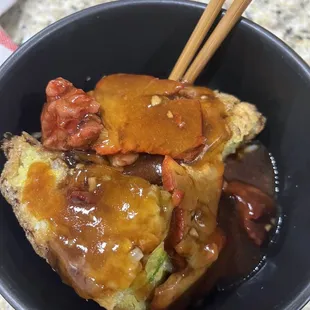 BBQ Pork Egg Foo Young