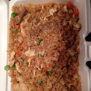 Combo fried rice minus shrimp