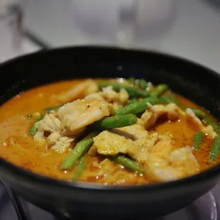 Singapore Style Noodle Soup / Singapore Noodle Soup