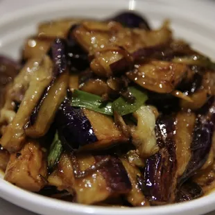 Eggplant with Garlic Saue