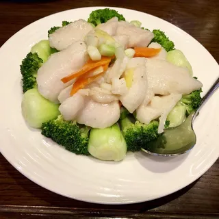 Fish Fillet with Greens