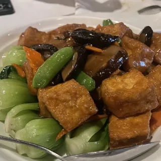 Braised Bean Curd in Brown Sauce