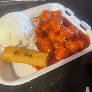 Sweet and sour chicken