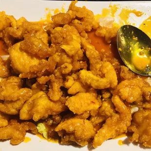 The Chef's Orange Chicken is like having a plate full of sunshine!