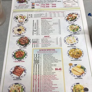 Menu 2019