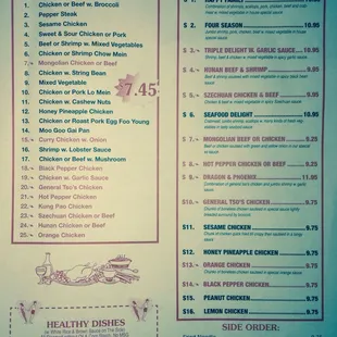 Menu, May 2015 (page 2)