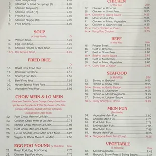 menu, sushi and sashimi