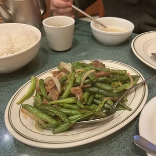 Beef with String Beans