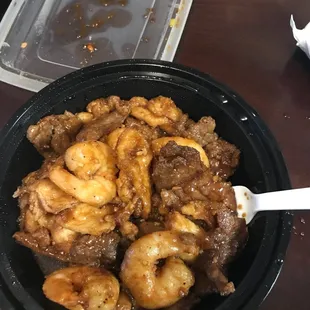 Mongolian Triple Delight (no onions)