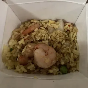 Shrimp fried rice