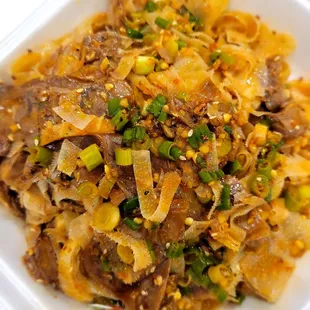 Spicy beef tripe