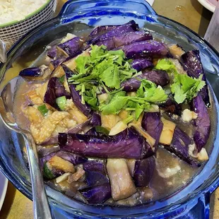 VB12. Eggplant with Salty Fish Pot
