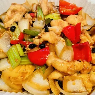 Fish Fillet With Black Bean Sauce