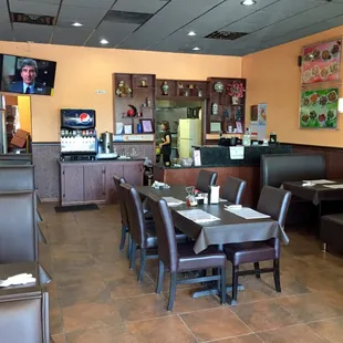 Counter and Dining Area