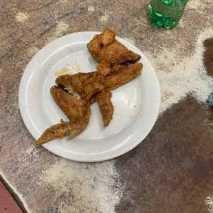 chicken wings and fried chicken, food