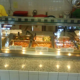 Left half of the counter