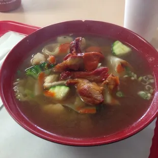 The wonton soup. Delicious!