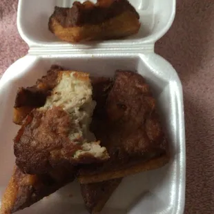 If you order shrimp toast, beware it's pork!