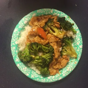 Chicken with broccoli