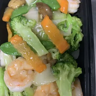 113. Shrimp with Chinese Vegetable
