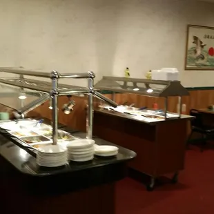 The lunch buffet