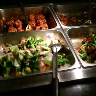 Food decently stocked