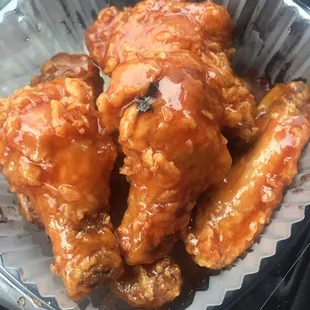 Honey wings. Delicious