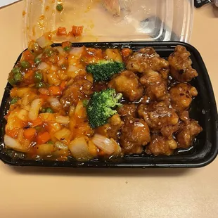 Gen. Tso Chicken/Phoenix shrimp
