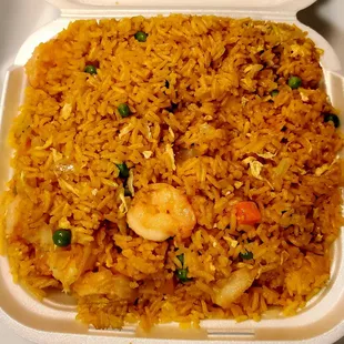 Shrimp fried &quot;lots of rice&quot; lol