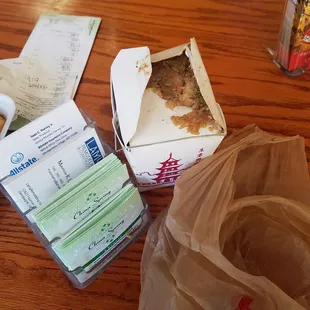 You can see the stickiness of the fried rice