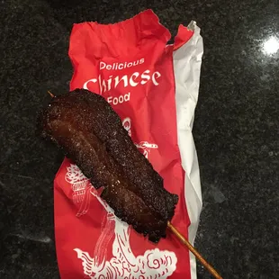 Beef on a stick - order includes 4 for $4.95