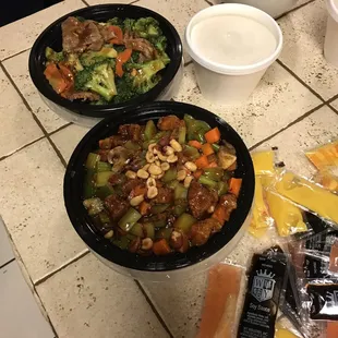 Part of the dinner for 4