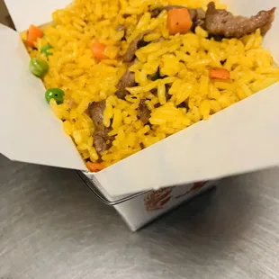 Beef fried rice