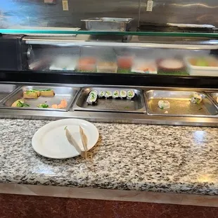 a variety of food items