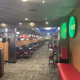 interior, sushi and sashimi