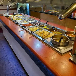 a variety of food items