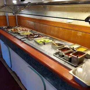 a variety of food items