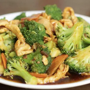 Chicken with broccoli