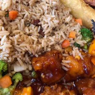 Orange Chicken Combo