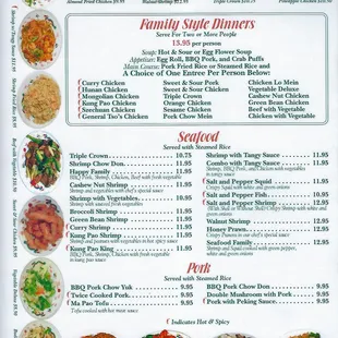 Dinner Menu Page 2/4