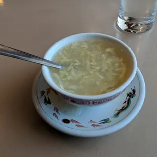 Egg flower soup