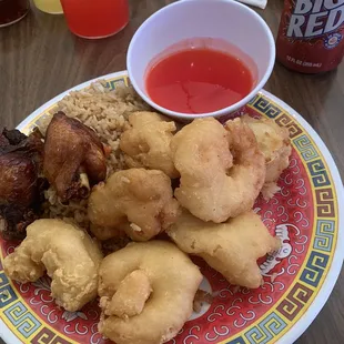 Sweet and sour shrimp