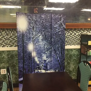 It's a decoration. It really brings out the theme of the restaurant.